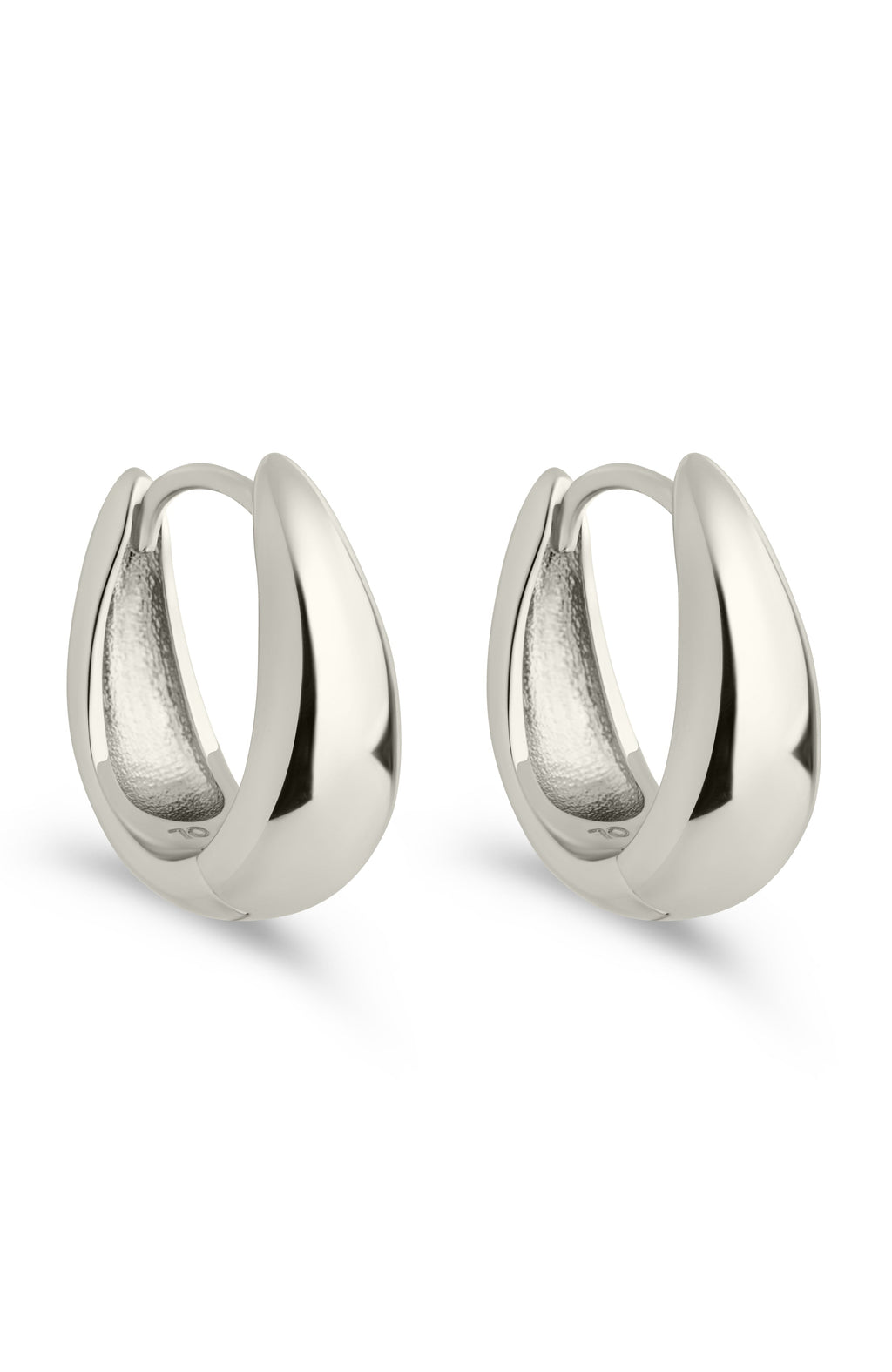 Lavina Polished Micro Hoop Earrings