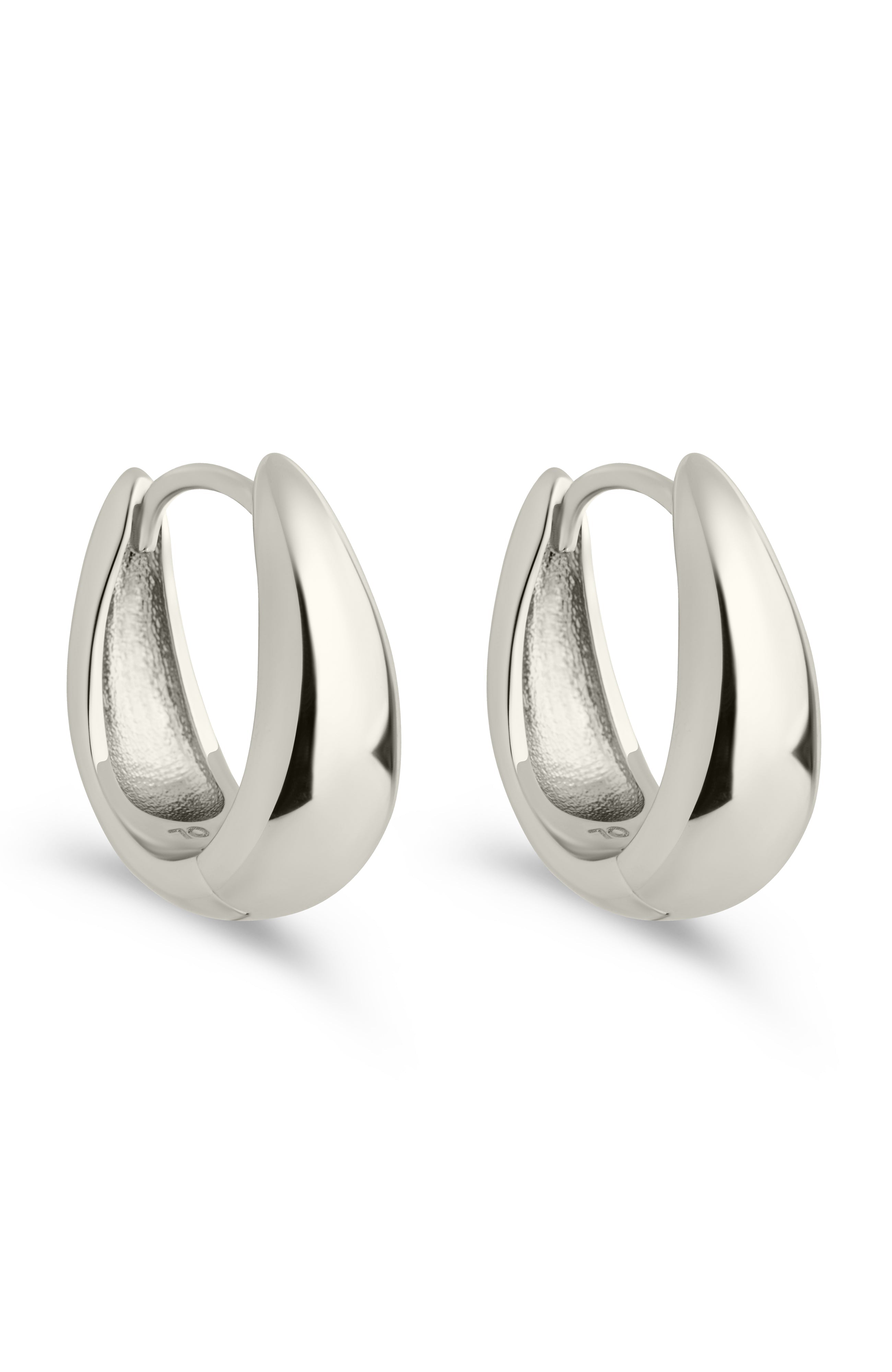 Lavina Polished Micro Hoop Earrings