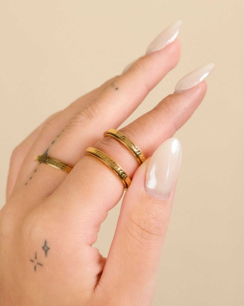 Textured Spinner Ring