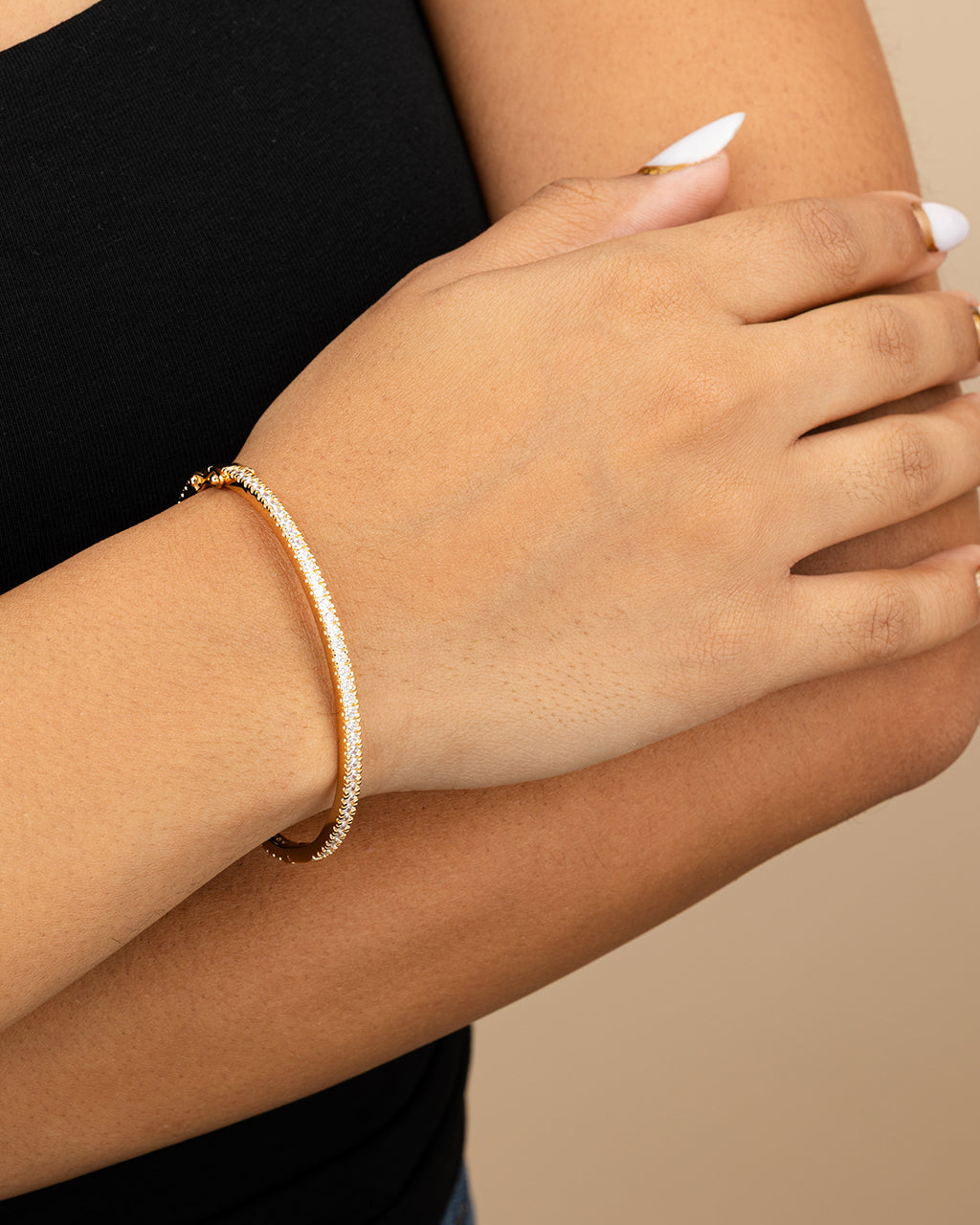 Aster CZ Tennis Bracelet