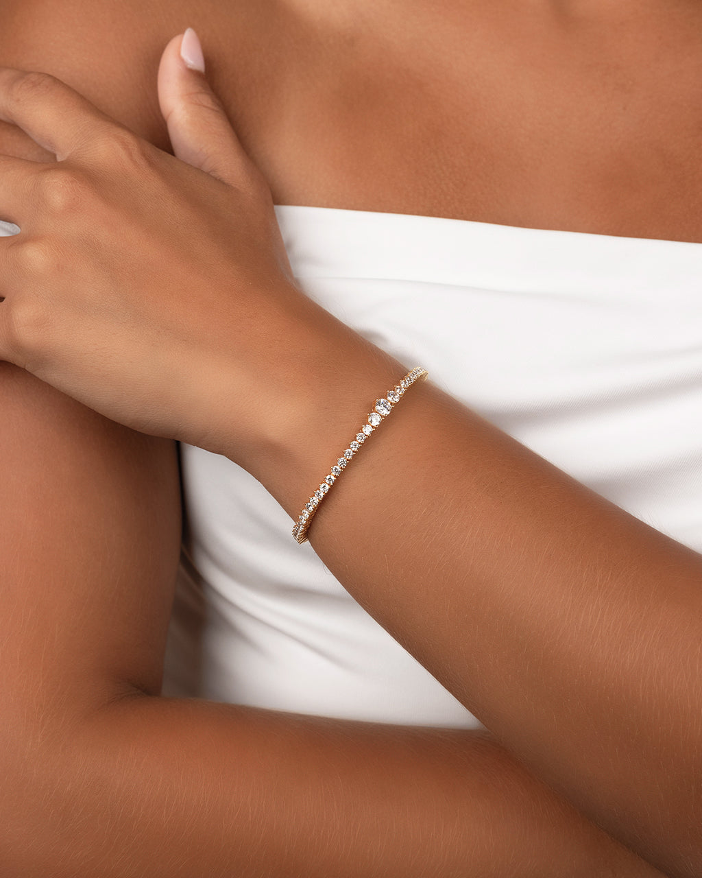 Tatum CZ Tennis Bracelet