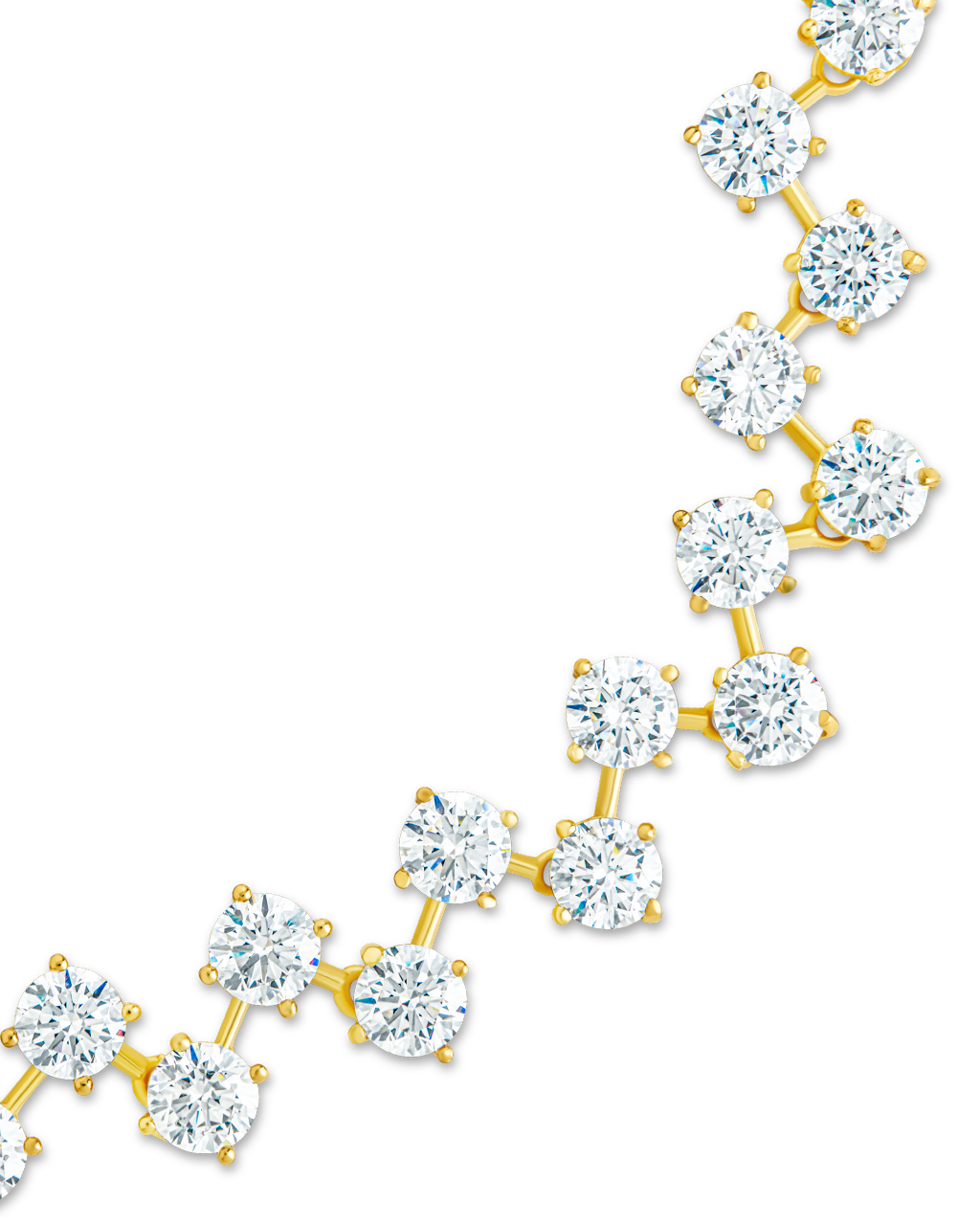 Carson CZ Tennis Bolo Bracelet