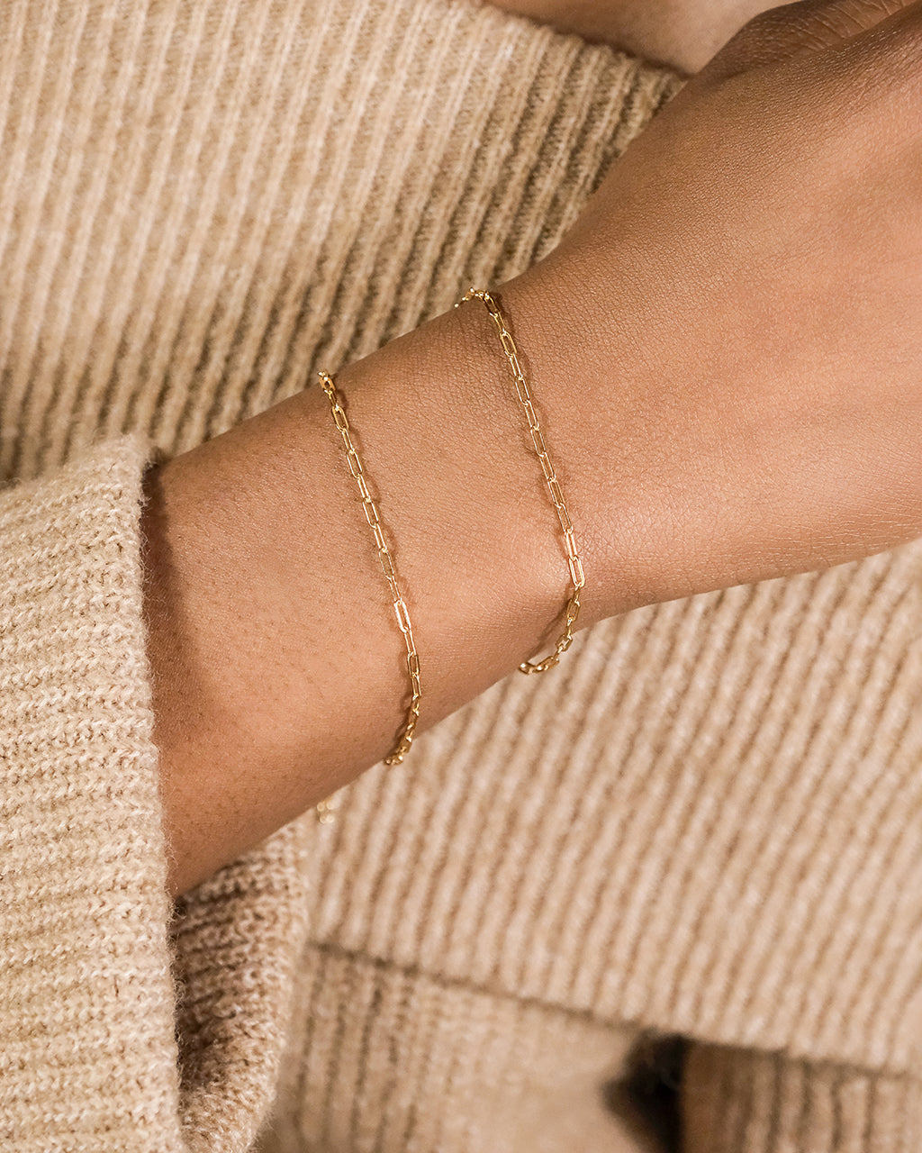 Sterling Silver Paperclip Chain Bracelet