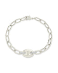 Bliss CZ Anchor Chain Bracelet