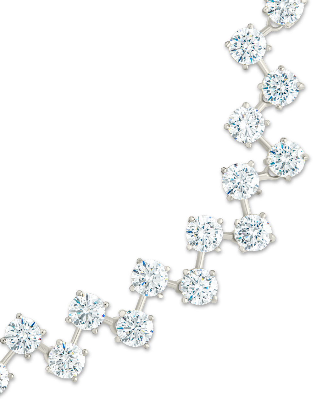 Carson CZ Tennis Bolo Bracelet