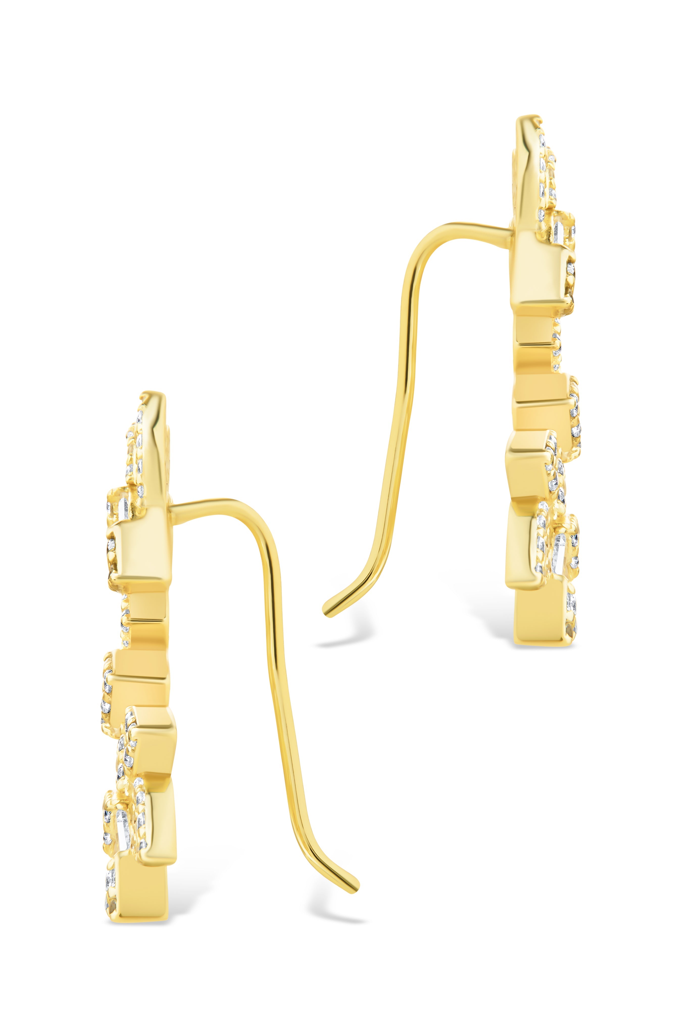 Jensen CZ Drop Earrings