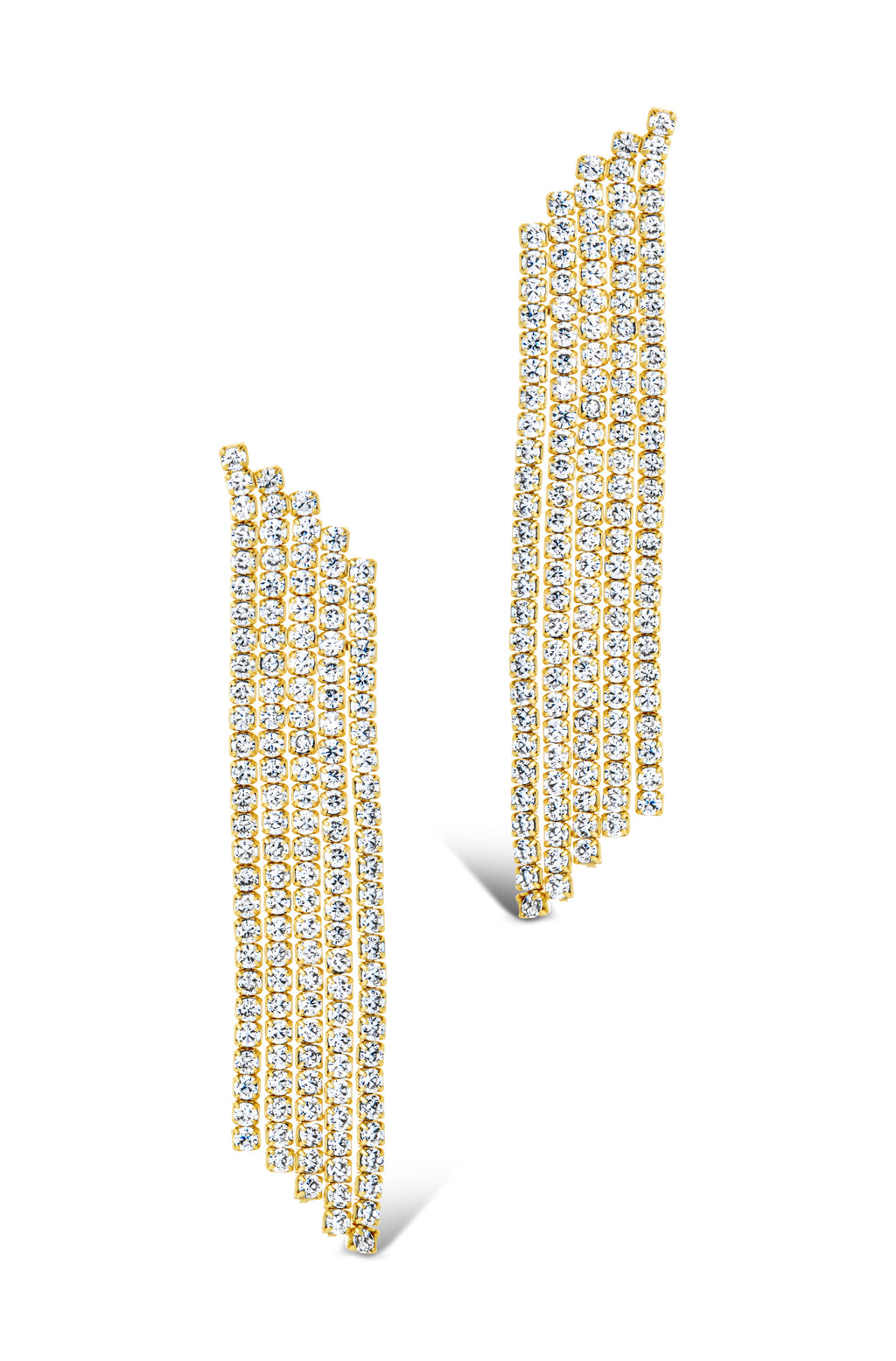 Clara CZ Dangle Stud Earrings