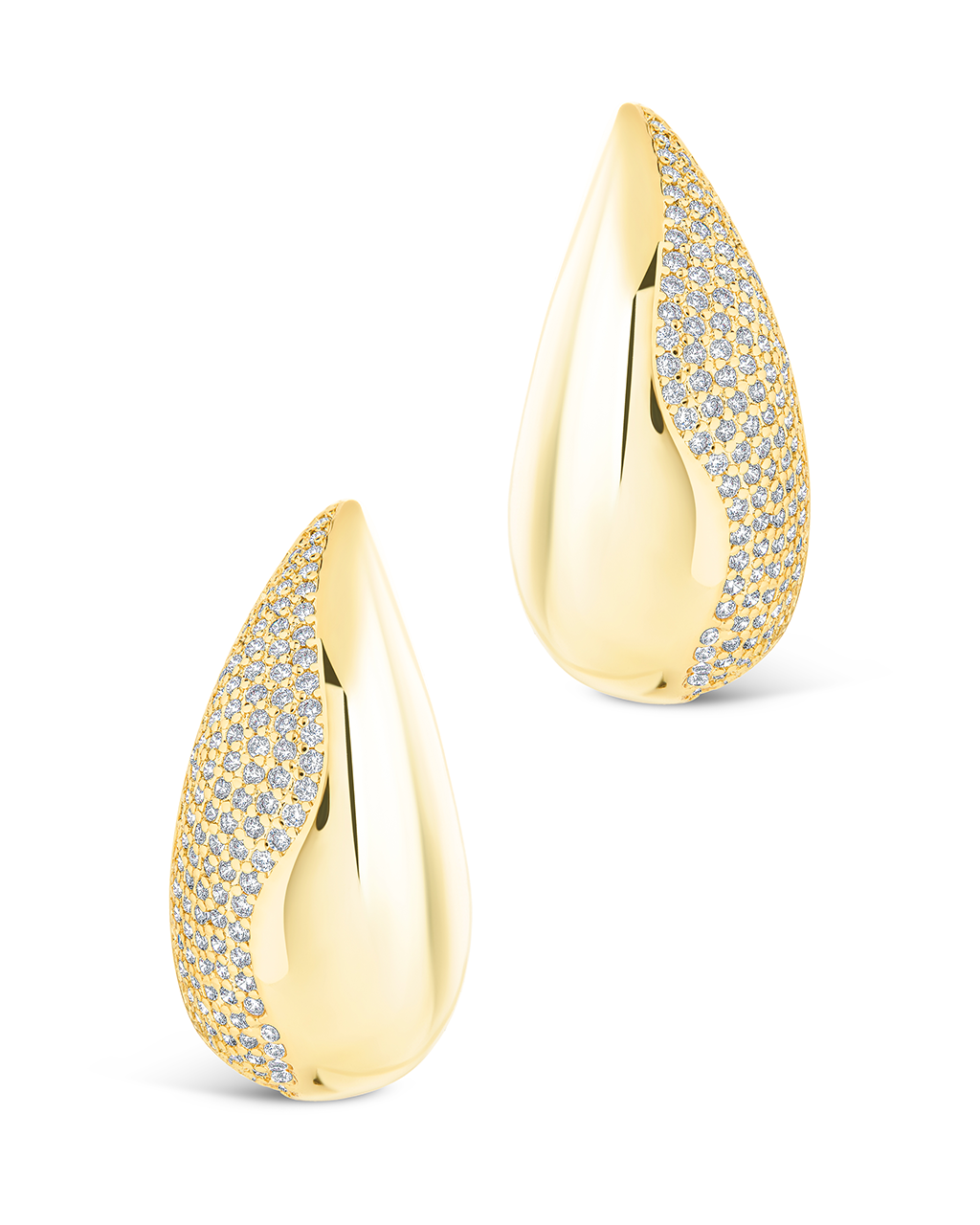 Rhodes CZ Drop Statement Studs