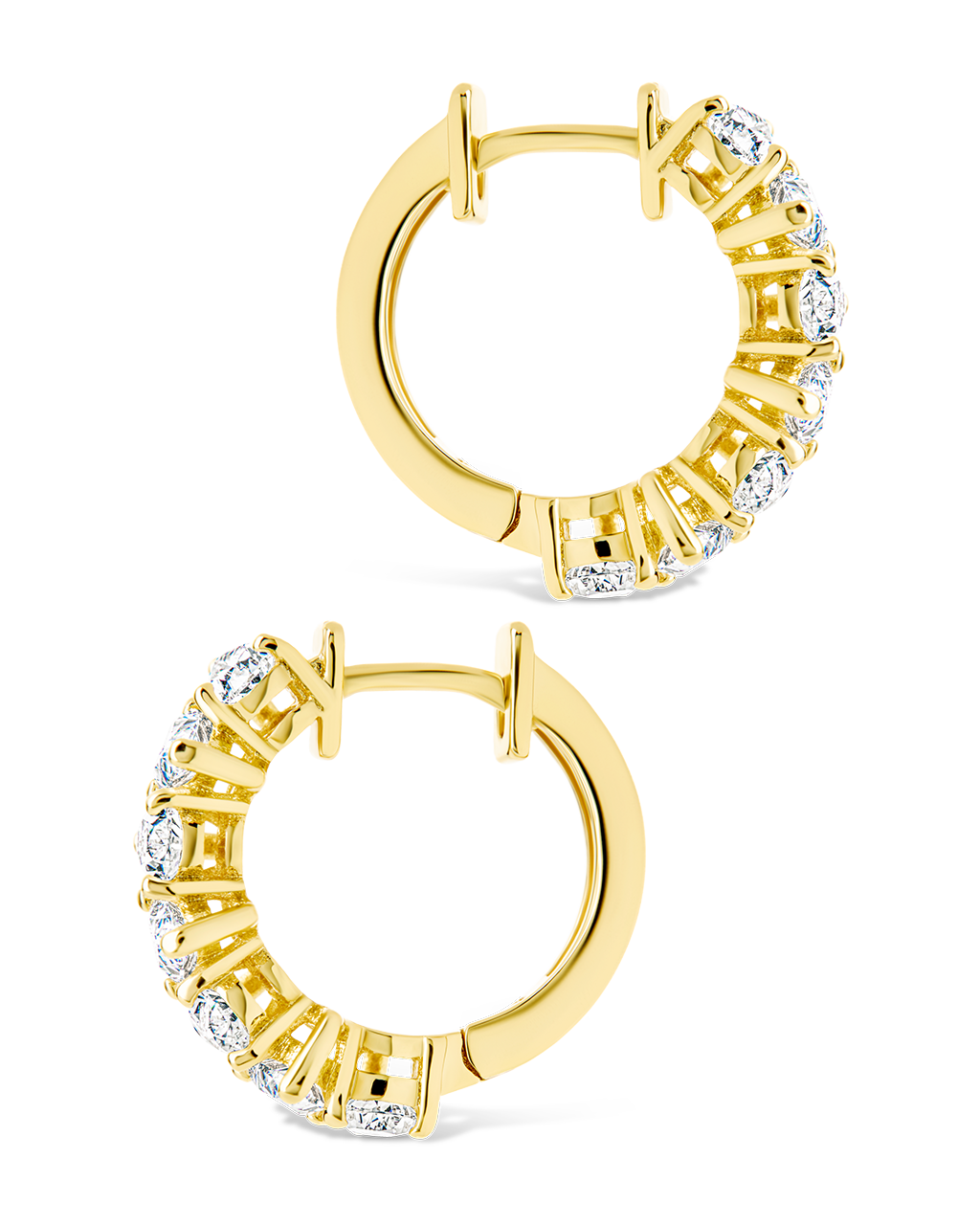 Carina Pear Cut CZ Hoops