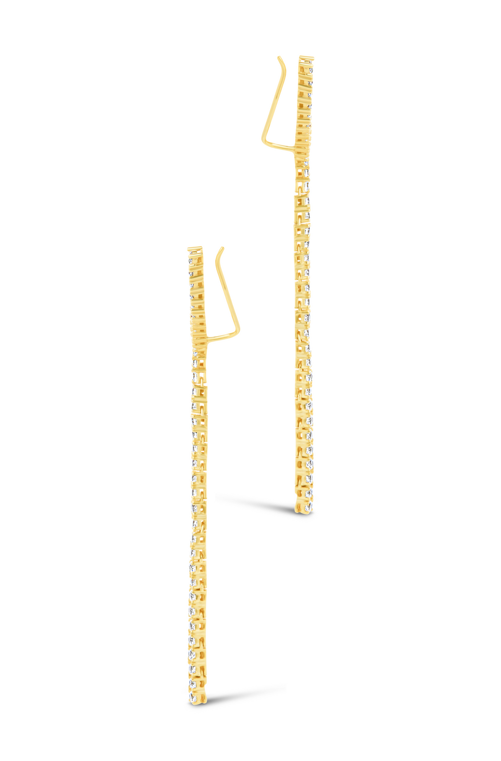 Arwen CZ Crawler Dangle Stud Earrings