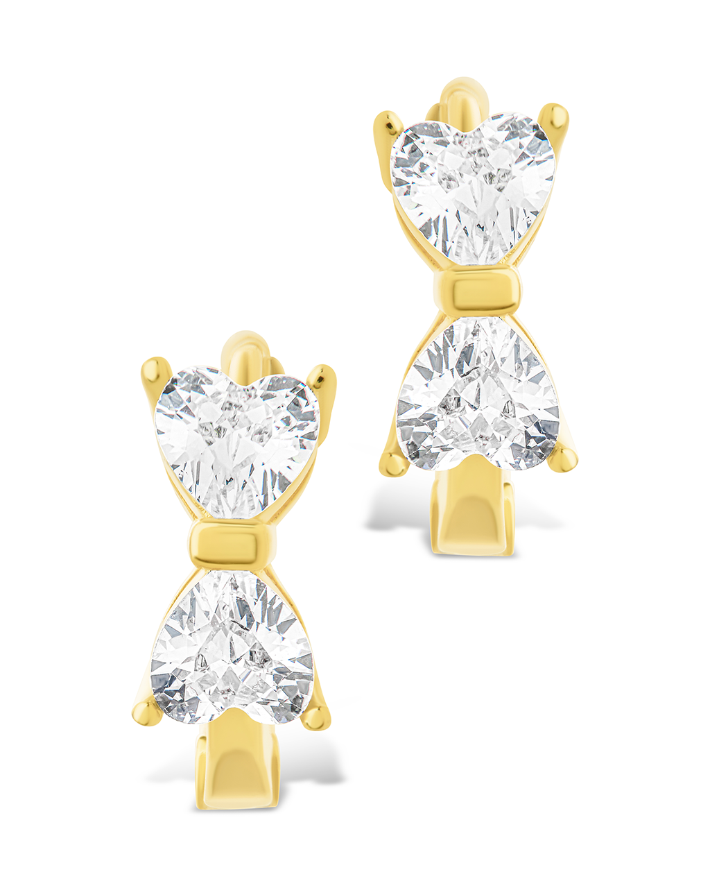 Sterling Silver Ravenna CZ Micro Hoop Earrings