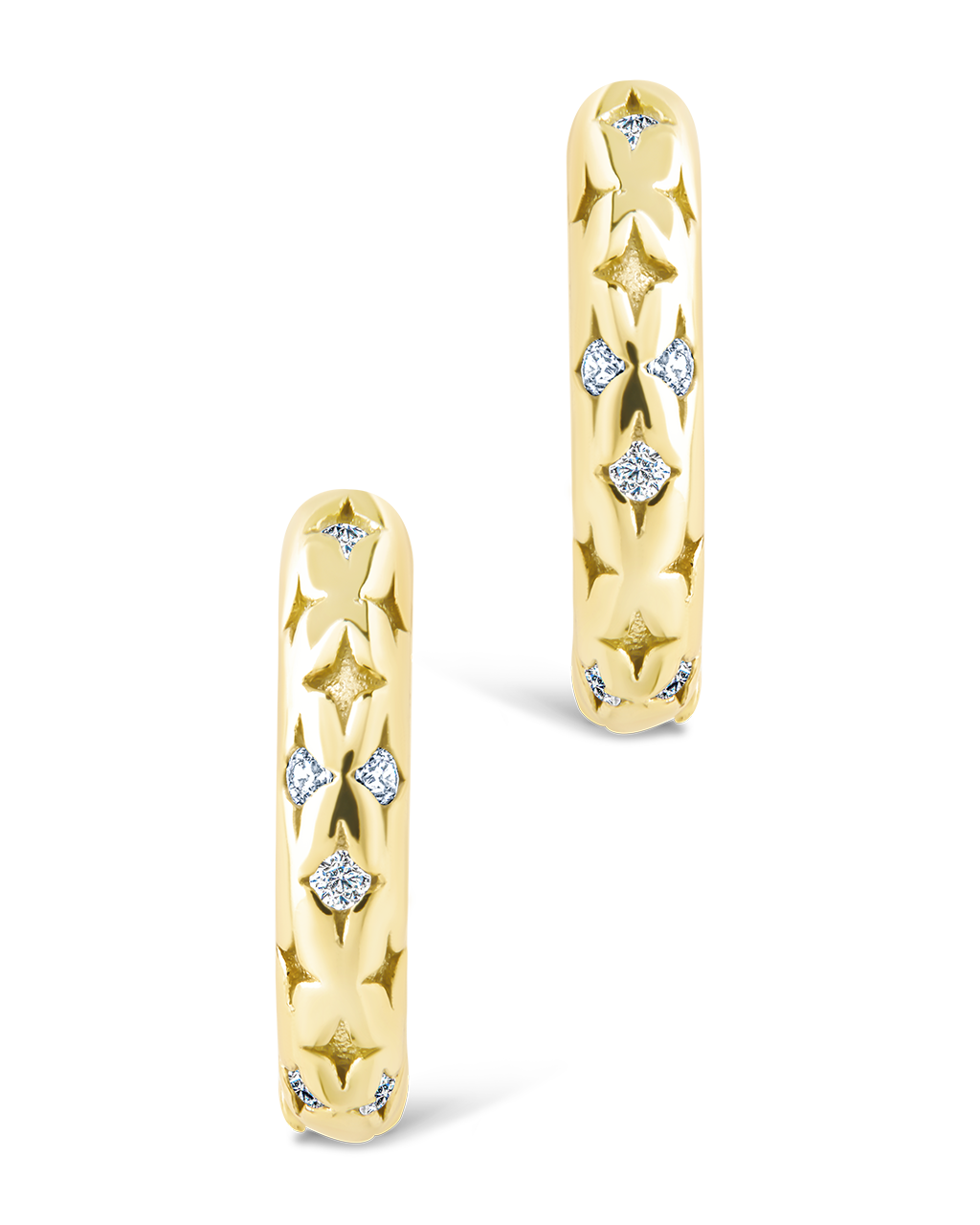 Sterling Silver Blakelyn Micro Hoops