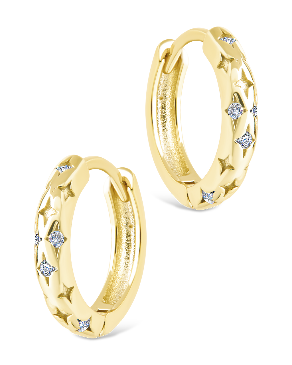 Sterling Silver Blakelyn Micro Hoops