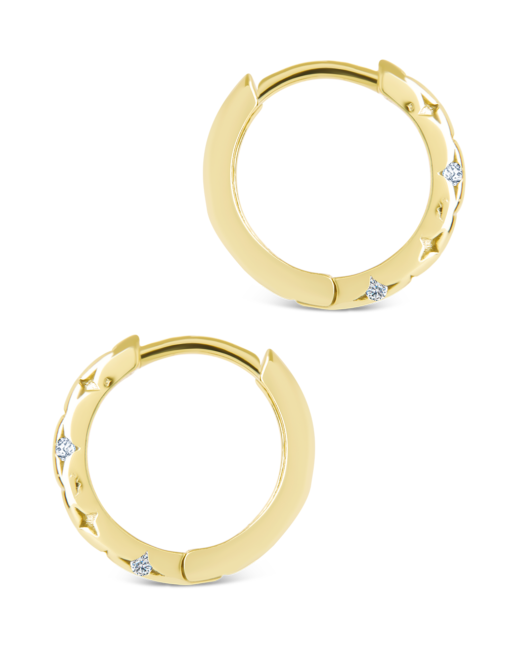 Sterling Silver Blakelyn Micro Hoops