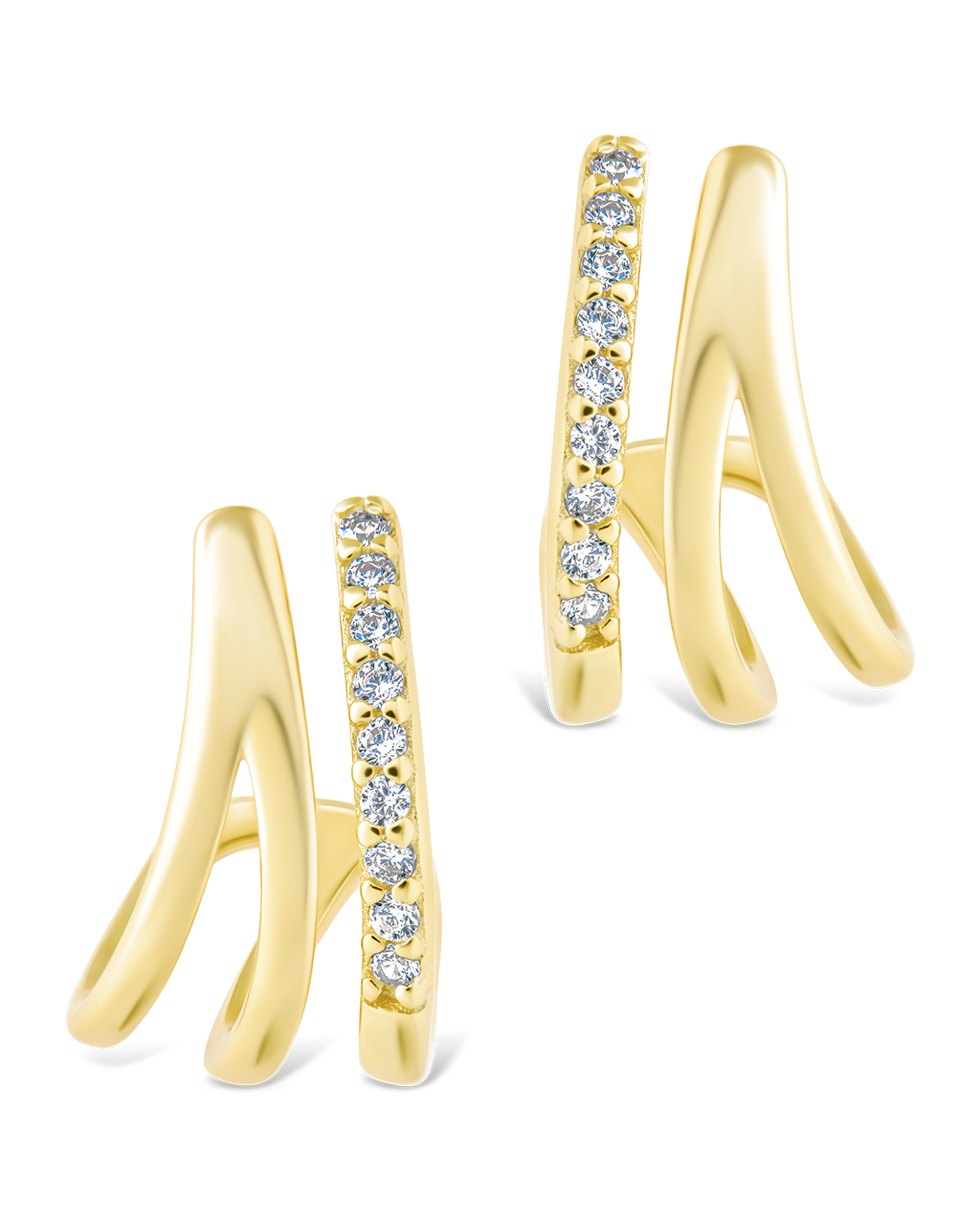 Sterling Silver Harlowe Claw Studs