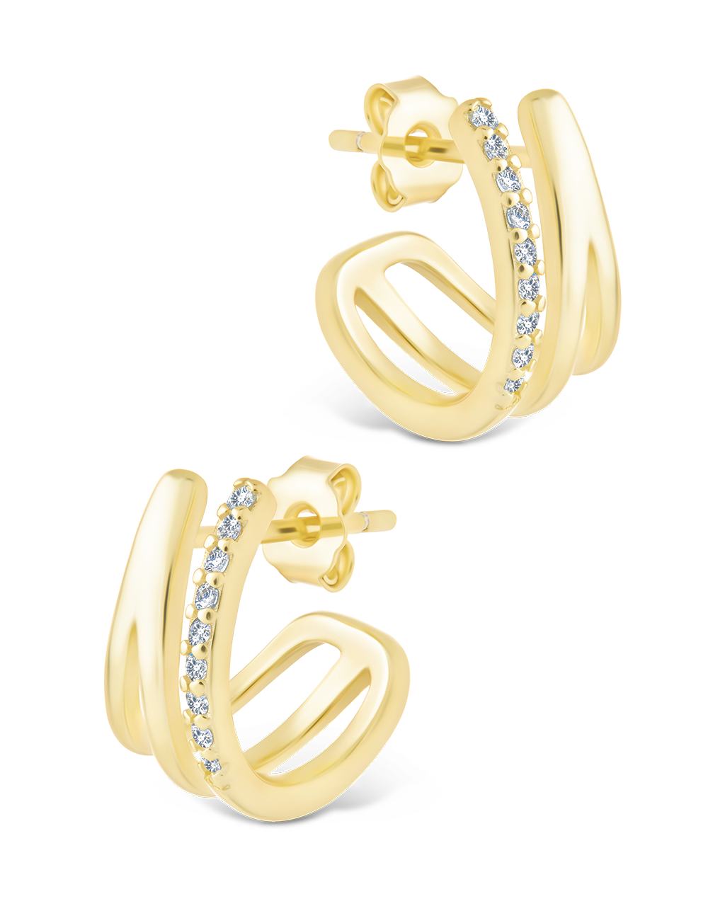 Sterling Silver Harlowe Claw Studs