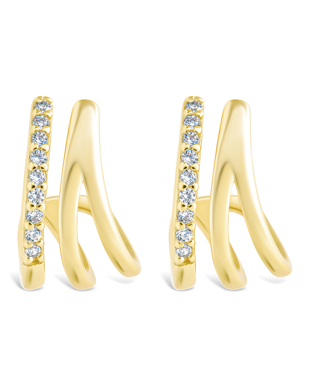 Sterling Silver Harlowe Claw Studs