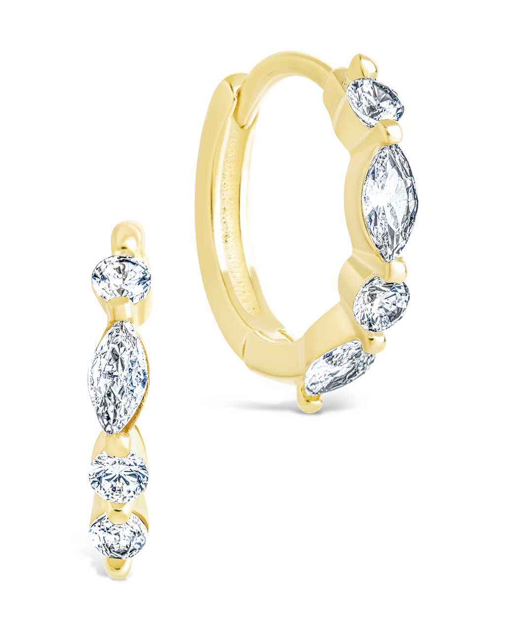 Sterling Silver Kensington Micro Hoops