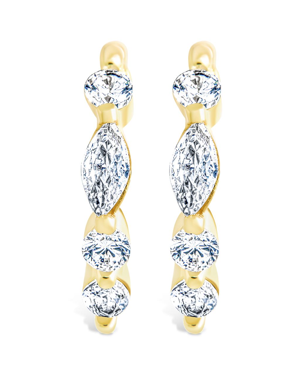 Sterling Silver Kensington Micro Hoops