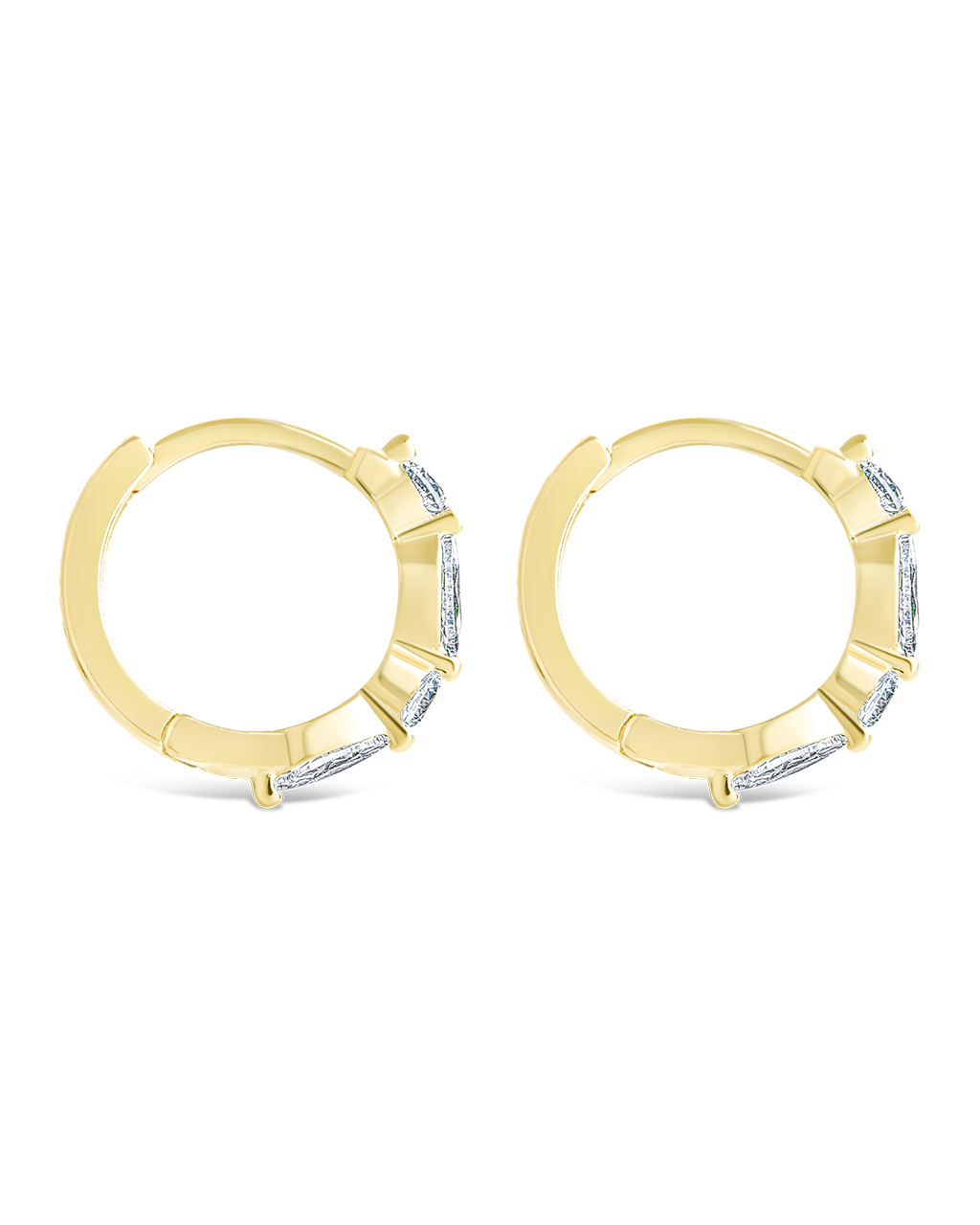 Sterling Silver Kensington Micro Hoops