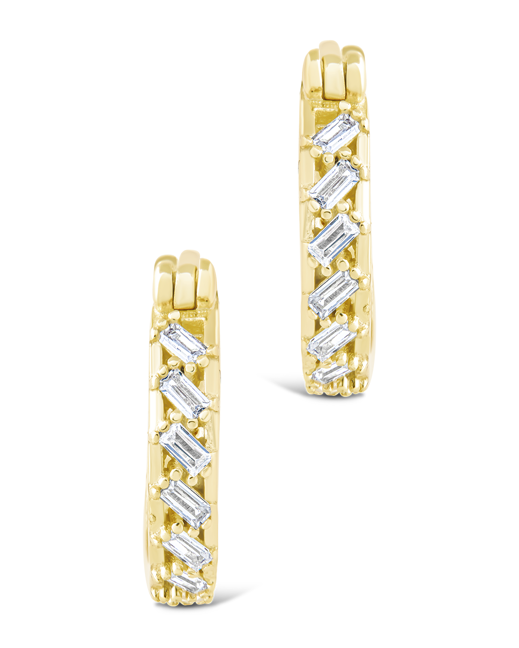 Sterling Silver Norabelle Micro Hoops