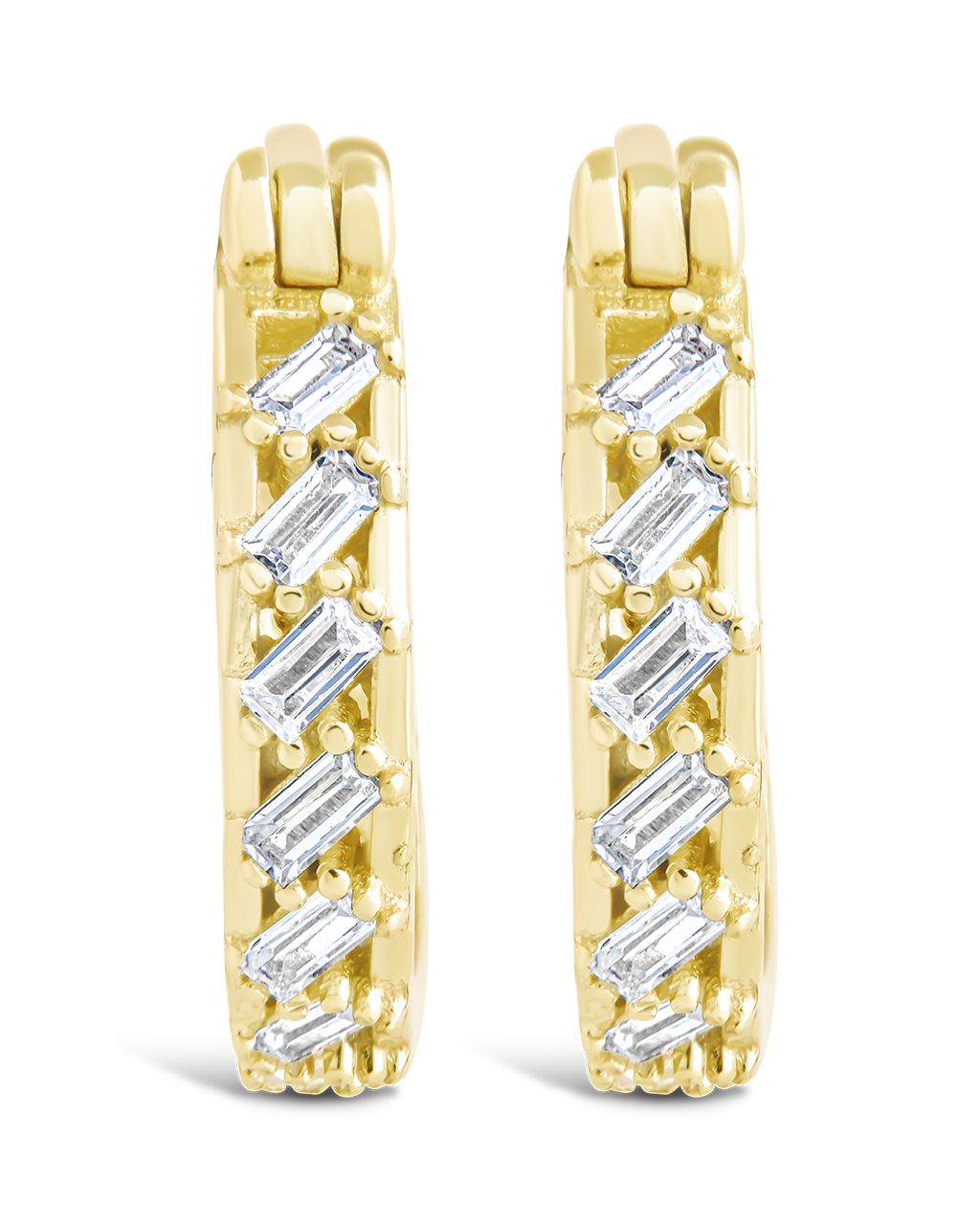 Sterling Silver Norabelle Micro Hoops