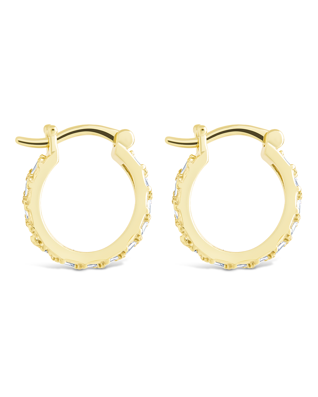 Sterling Silver Norabelle Micro Hoops