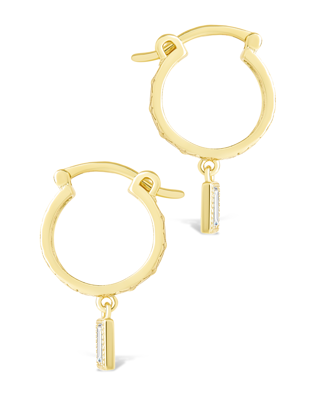 Sterling Silver Oaklyn Micro Hoops