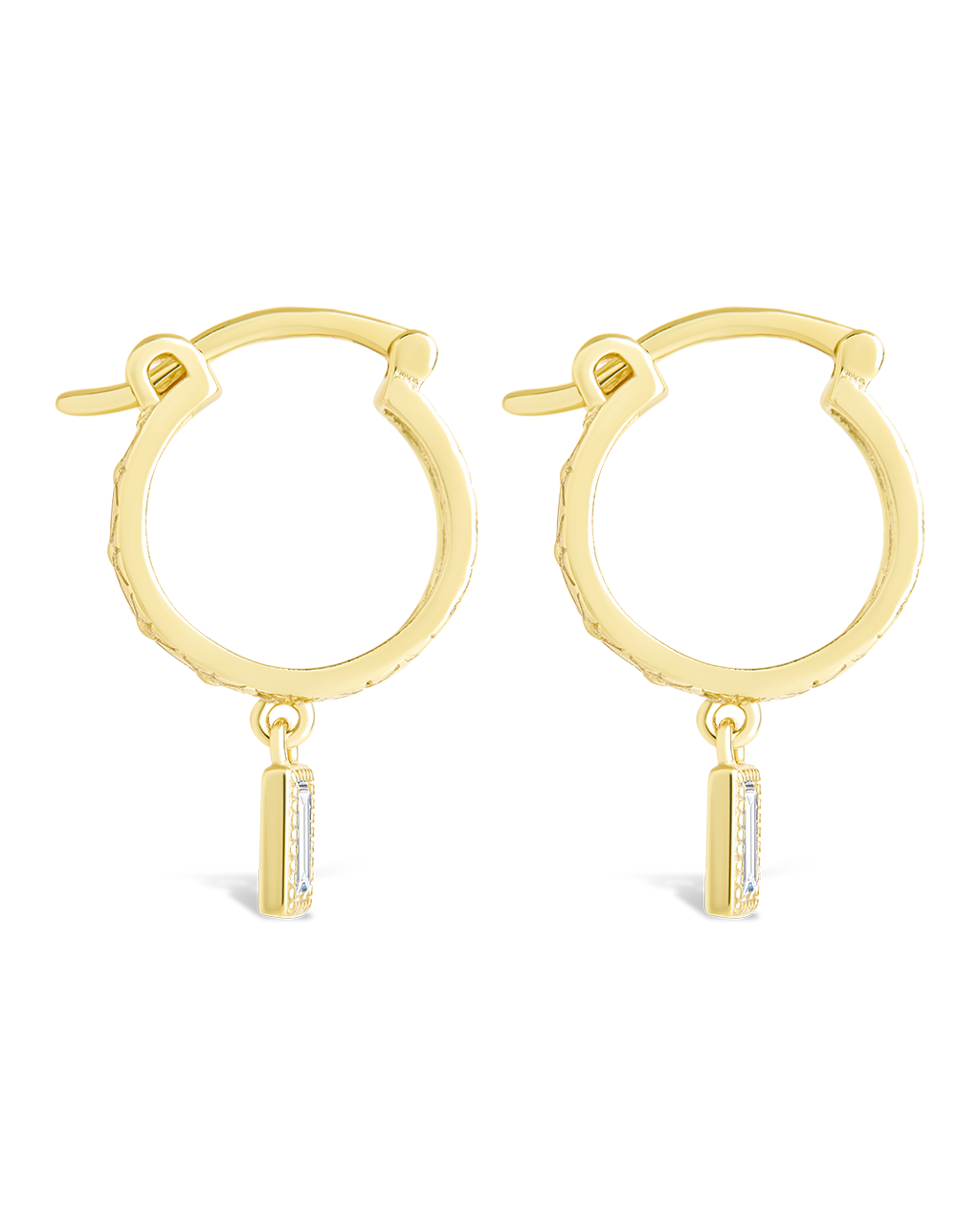 Sterling Silver Oaklyn Micro Hoops