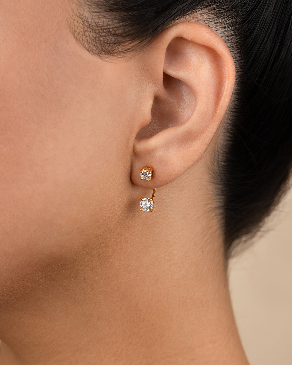 Sterling Silver Brilliant Cut Duo Jackets