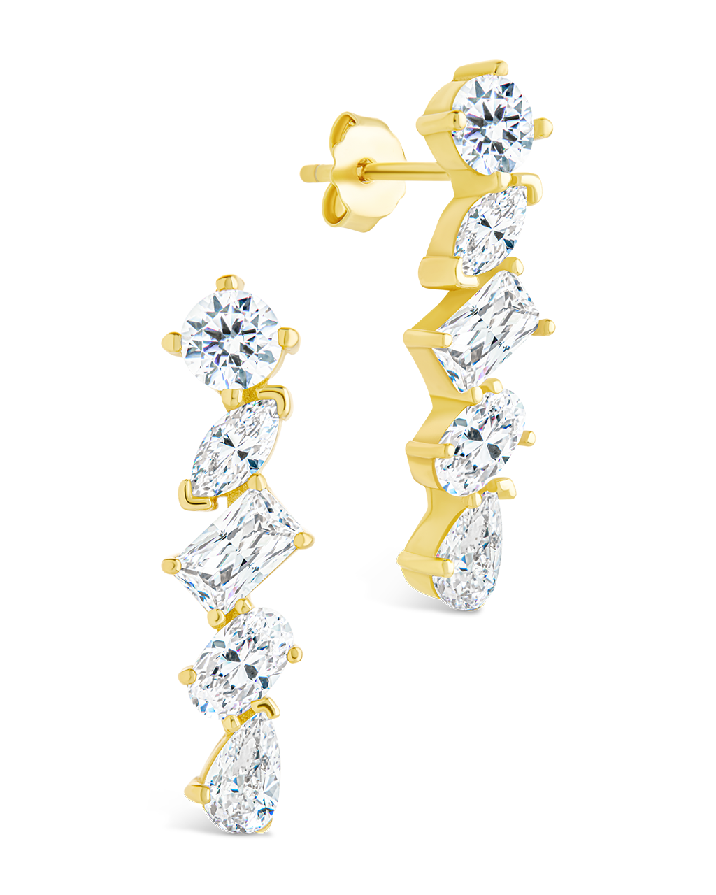 Sterling Silver Blythlyn CZ Studs