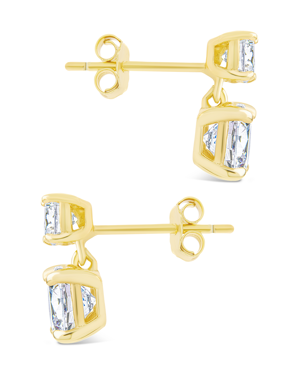 Sterling Silver Galatea Brilliant Cut CZ Studs