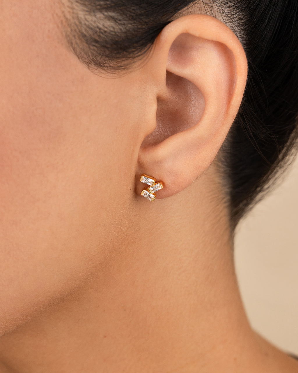 Sterling Silver Macy CZ Studs
