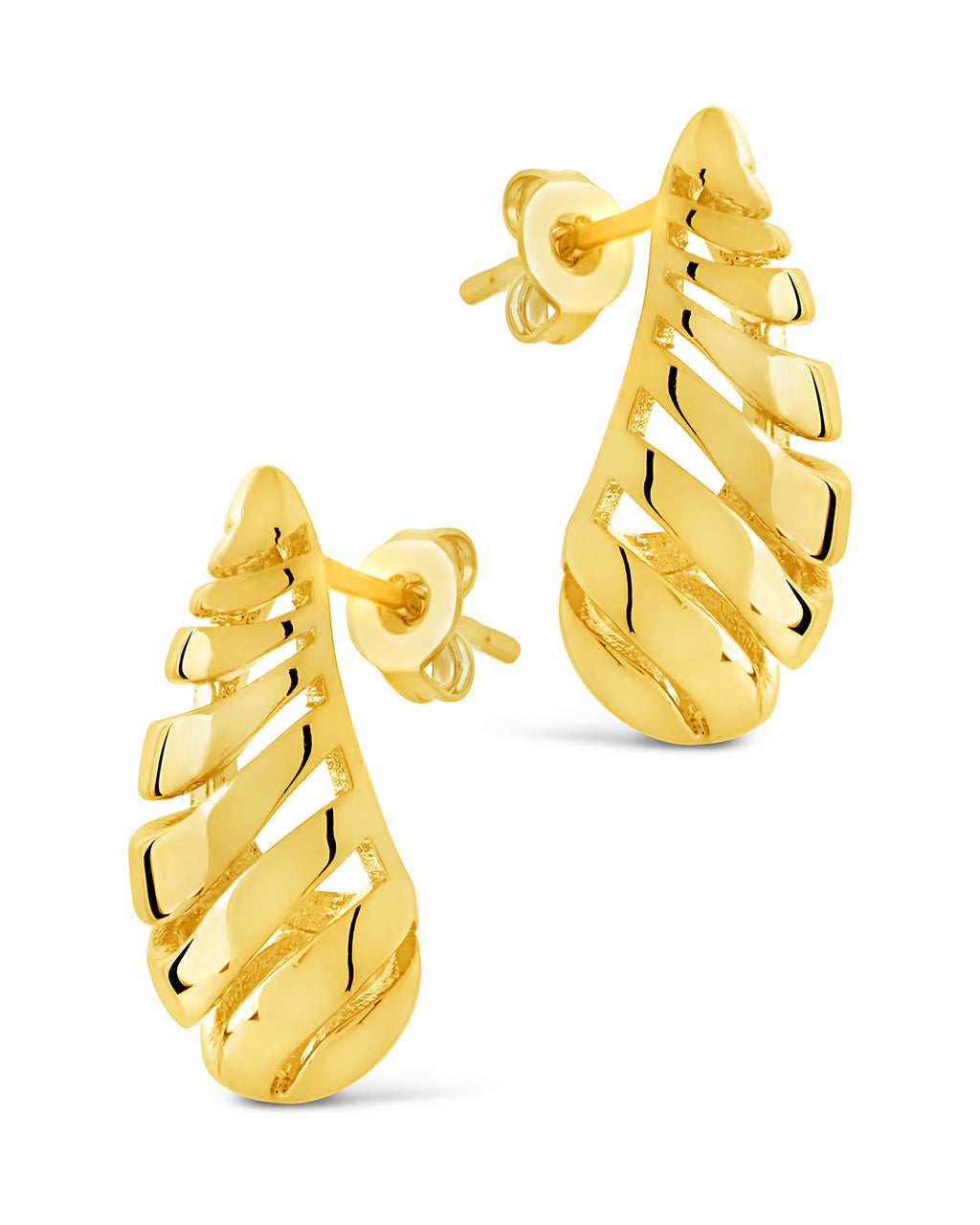 Carla Coiled Stud Earrings