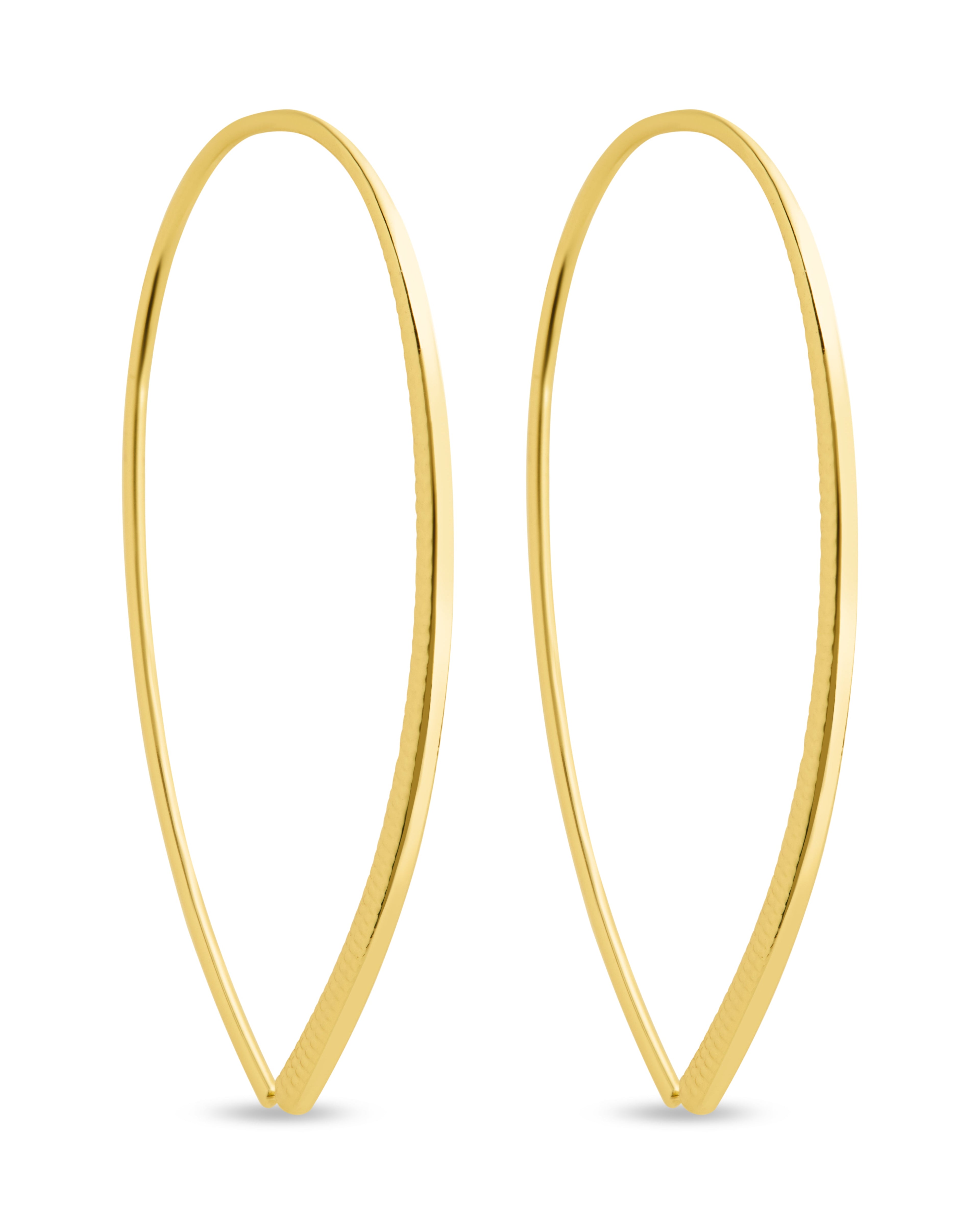 Delicate Threader Hoop Earrings