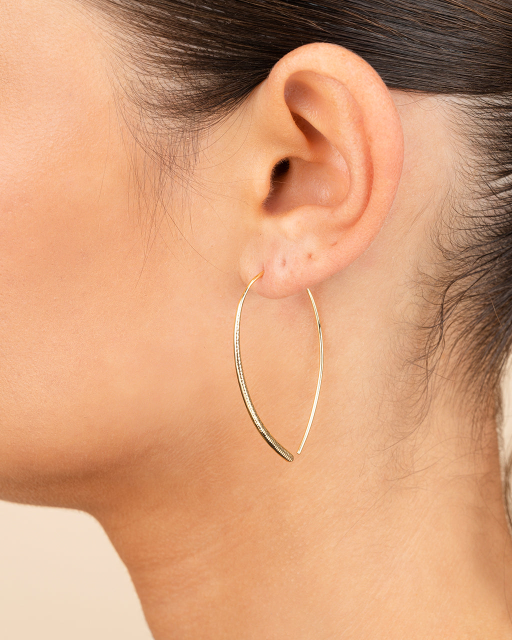 Delicate Threader Hoop Earrings