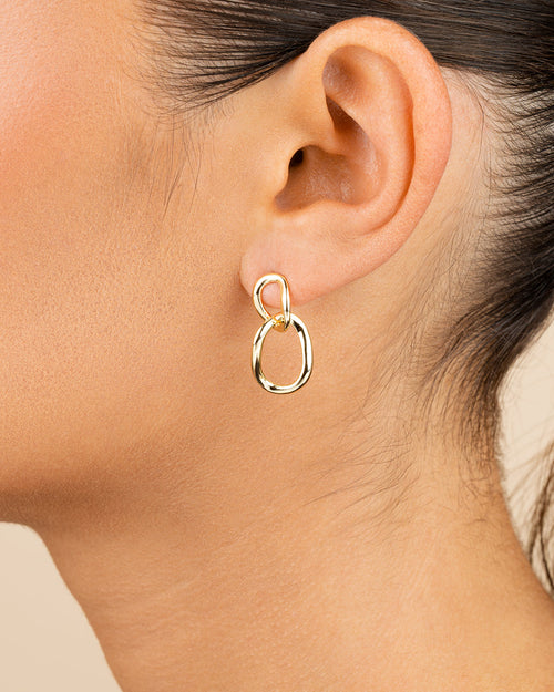 Cruz Double Link Drop Studs