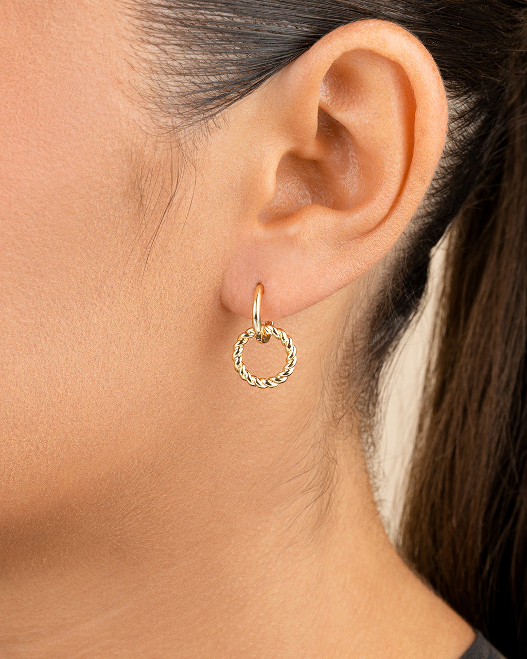 Hassie Delicate Twist Hoops