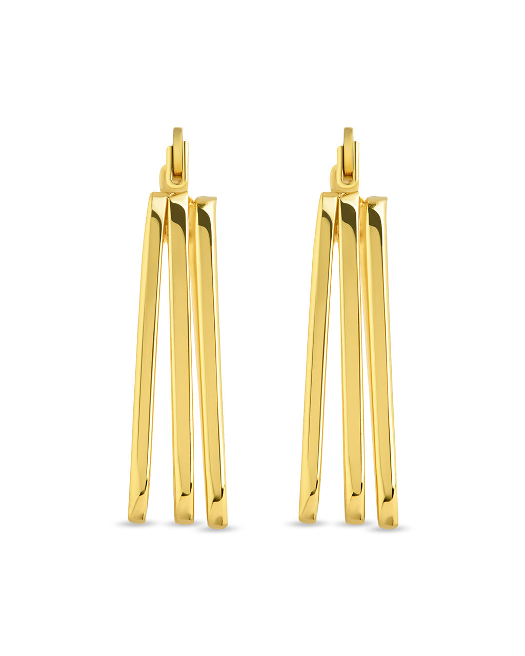 Belinda Textured Square Earrings