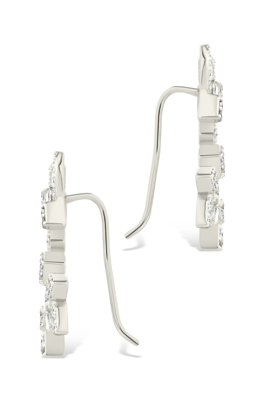 Jensen CZ Drop Earrings