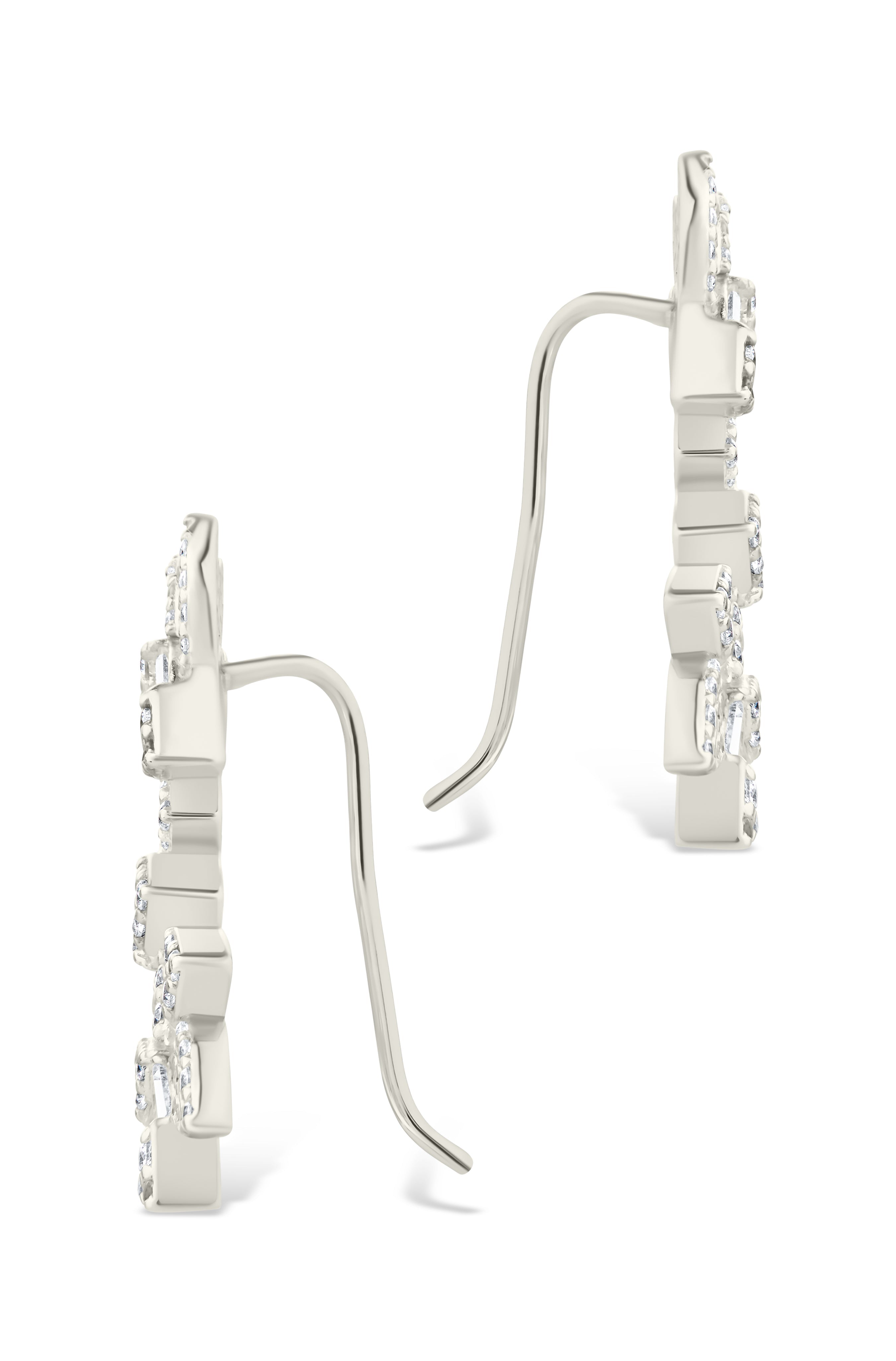 Jensen CZ Drop Earrings