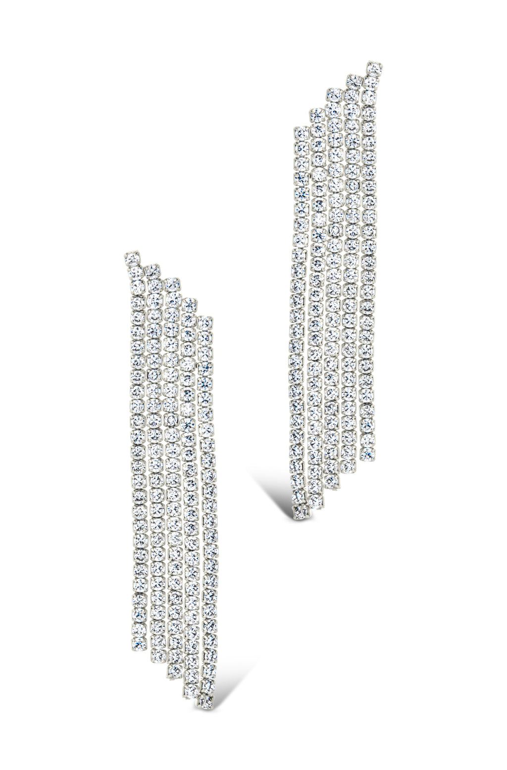 Clara CZ Dangle Stud Earrings