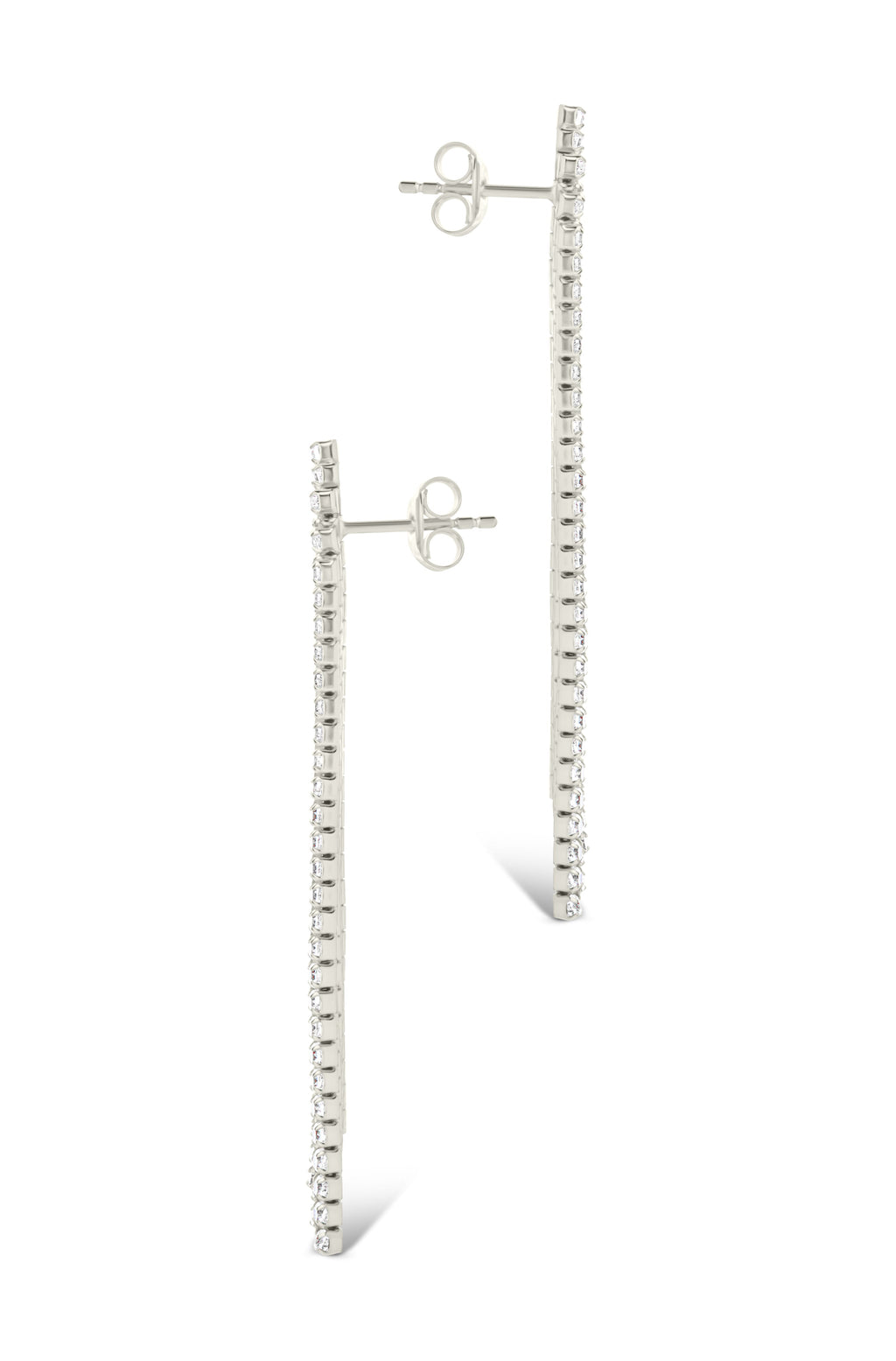 Clara CZ Dangle Stud Earrings