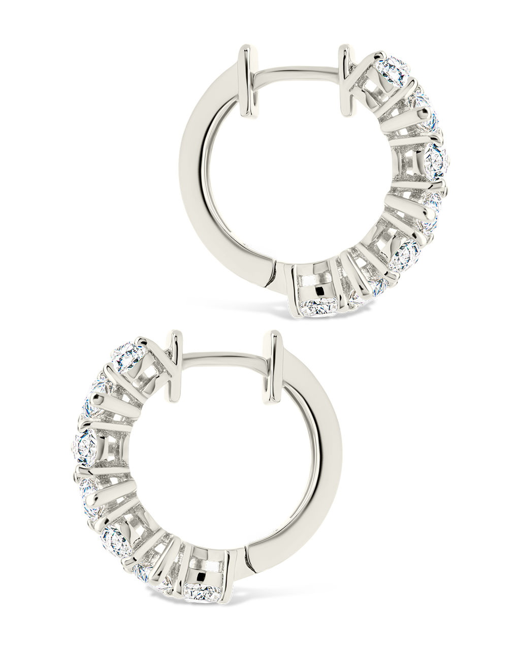 Carina Pear Cut CZ Hoops