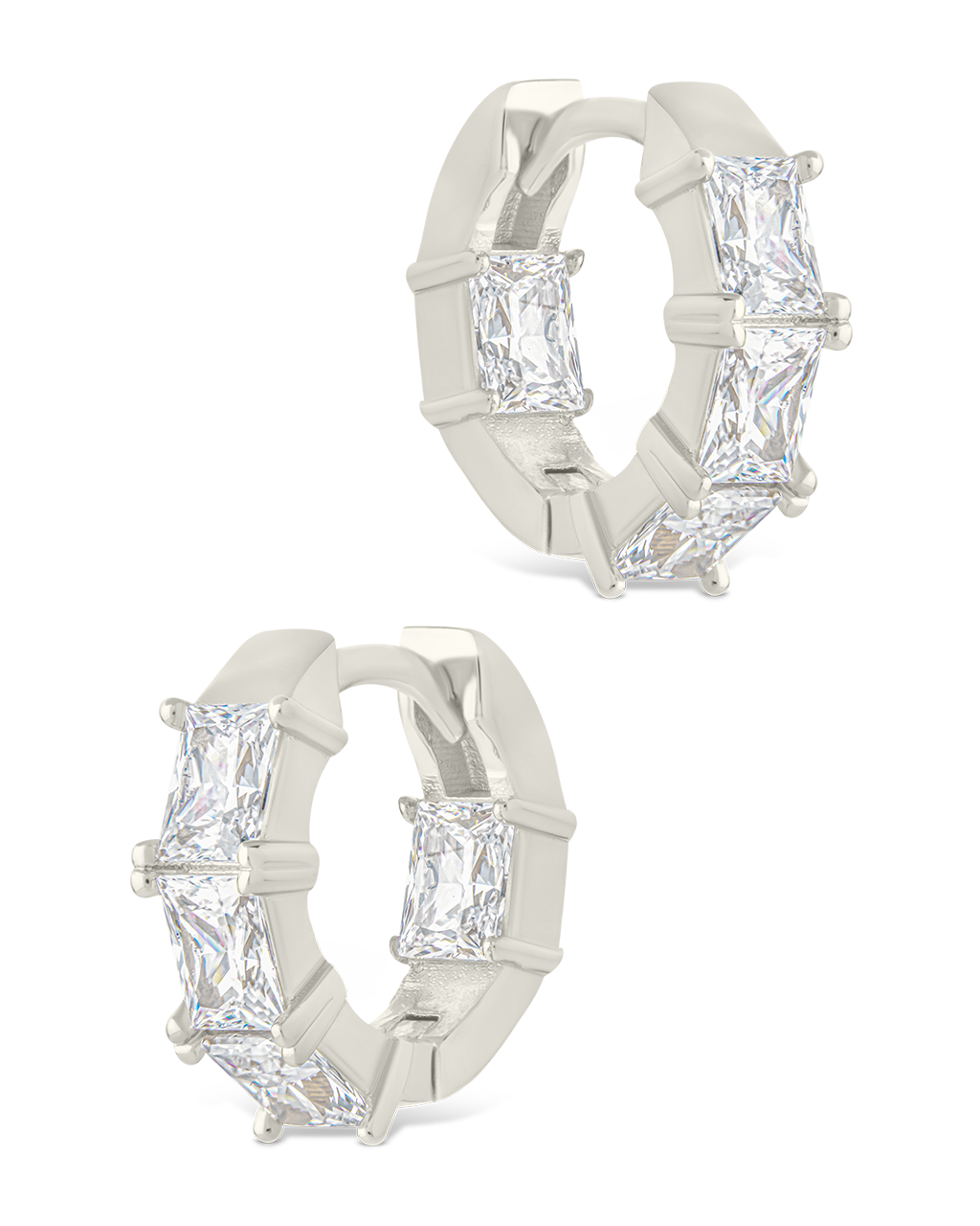 Cosima Baguette CZ Hoops