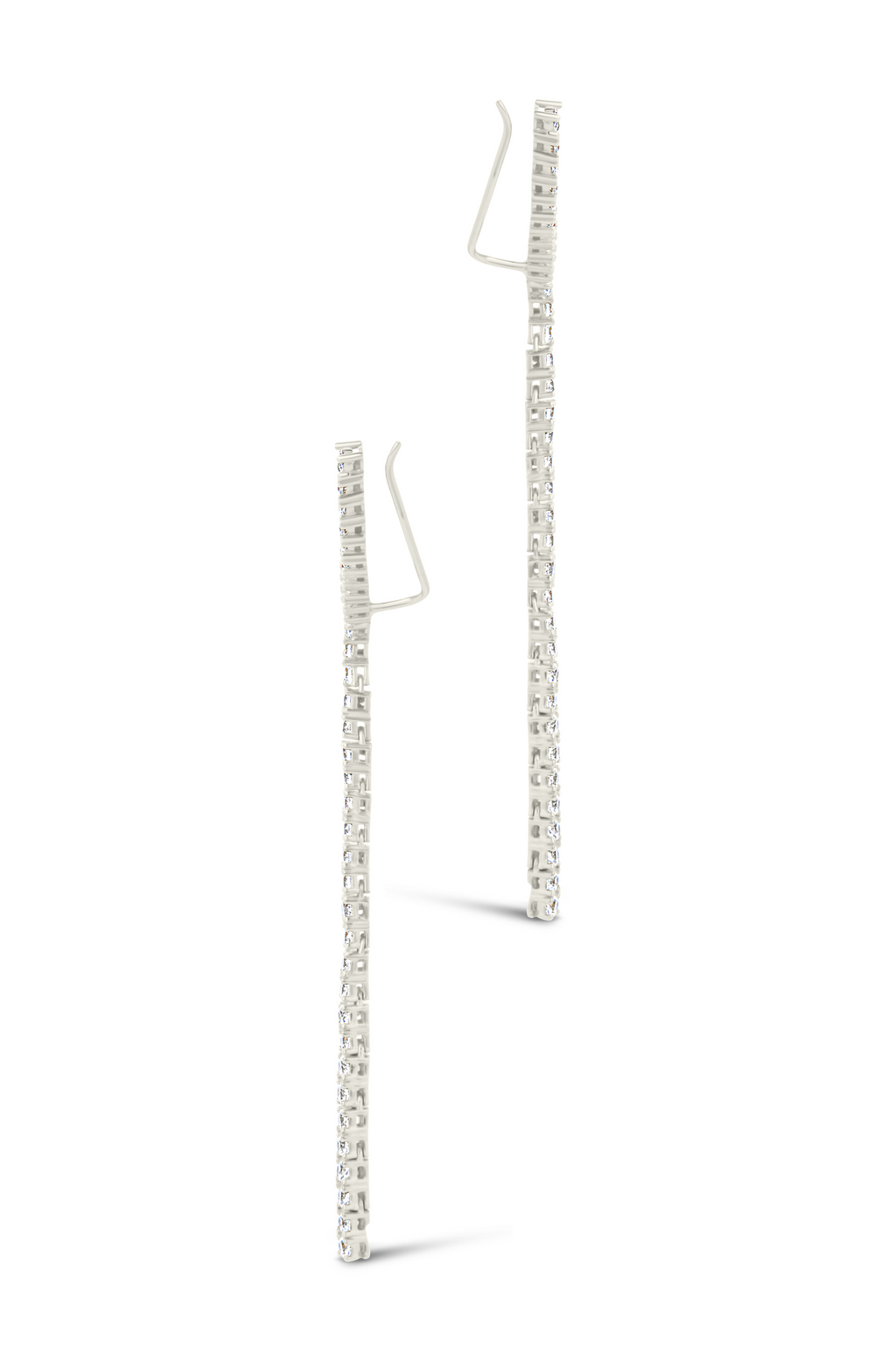 Arwen CZ Crawler Dangle Stud Earrings