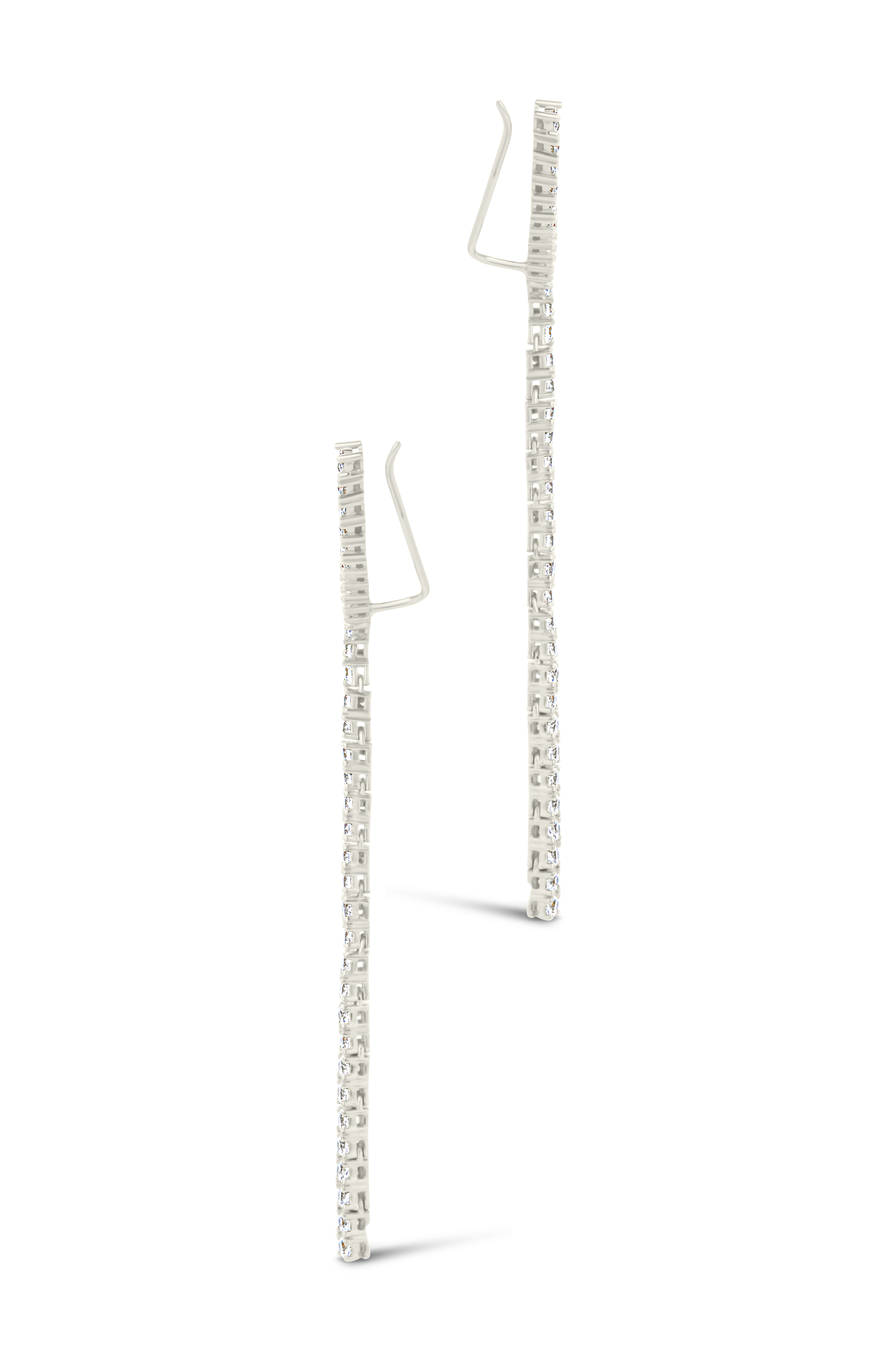 Arwen CZ Crawler Dangle Stud Earrings