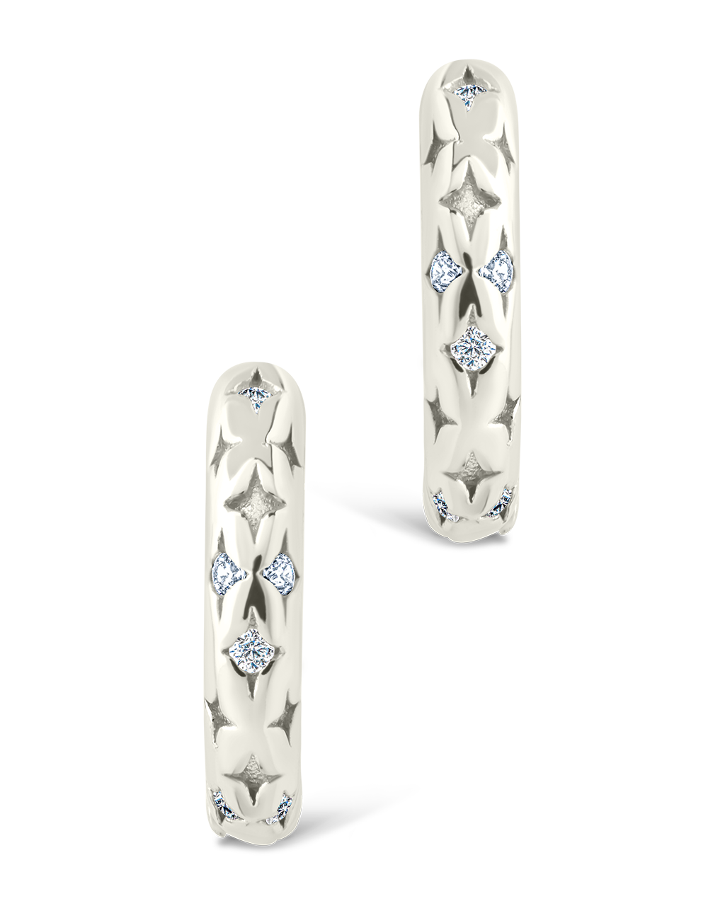 Sterling Silver Blakelyn Micro Hoops