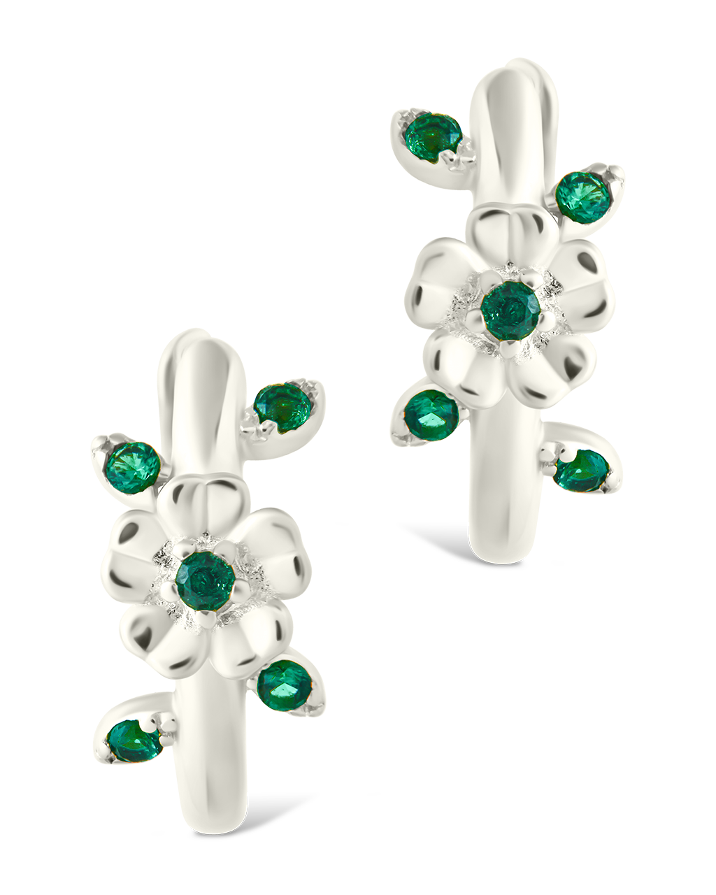 Sterling Silver Cambrie Micro Hoops