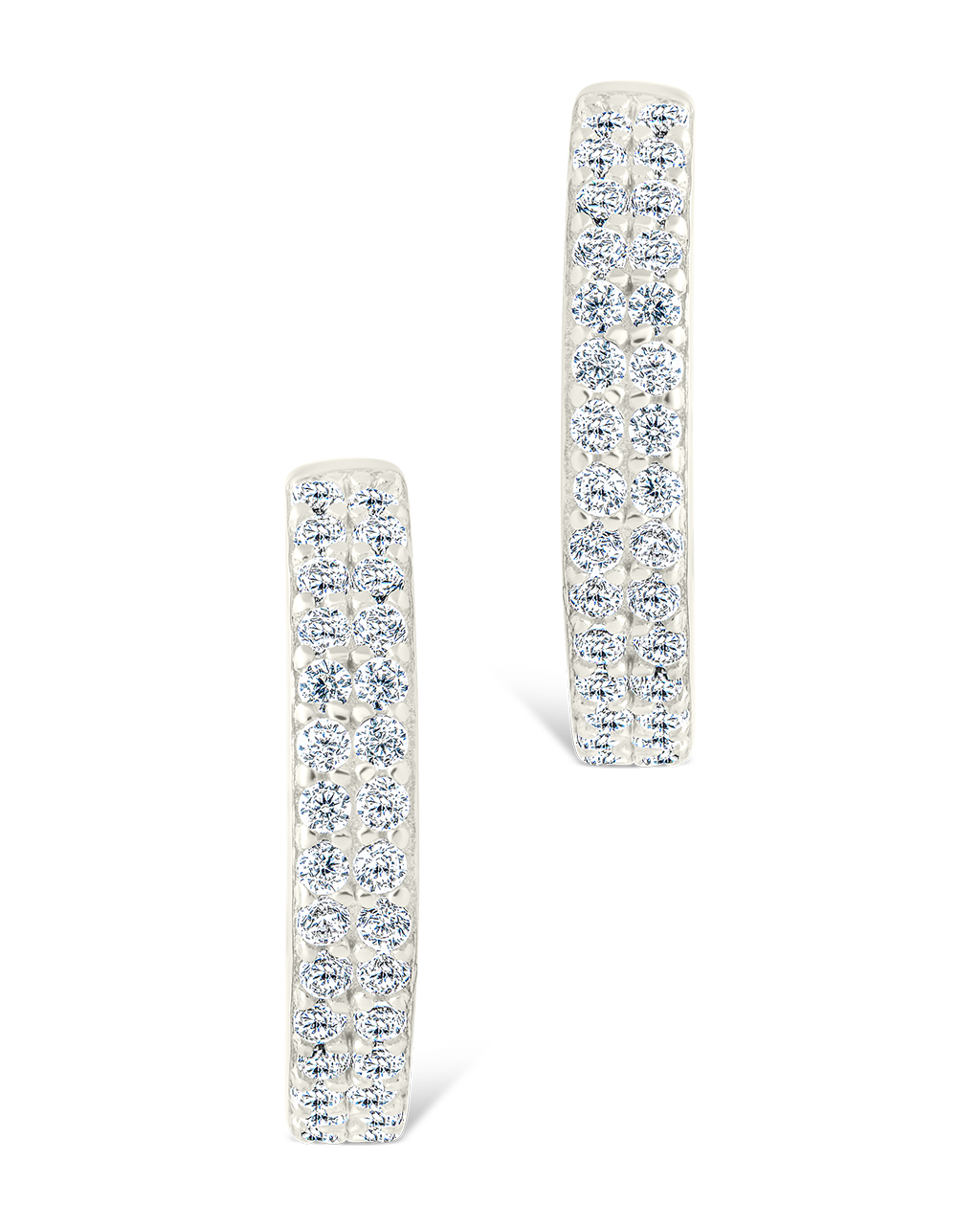 Sterling Silver Emerson Micro Hoops